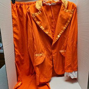 Dumb & Dumber Ornage Tuxedo Suit Jacket Pants Costume Adult Men Halloween Party